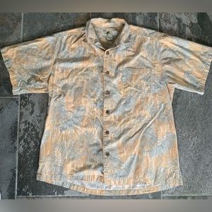 Joe Marlin Short Sleeve Hawaiian Shirt XL Button Up